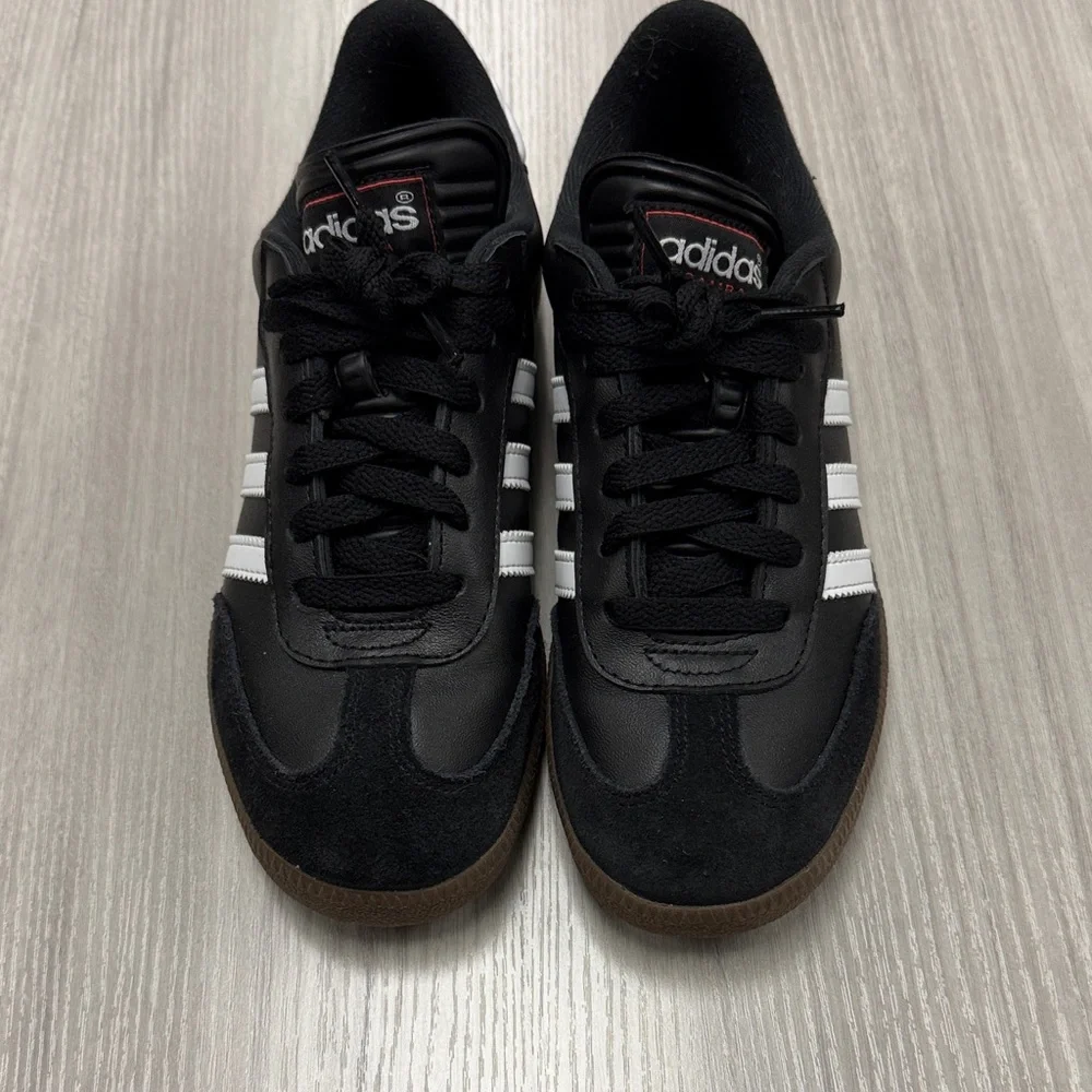Adidas Men's Black and White Samba Sneakers - Picture 2 of 4
